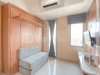 Cozy and Enjoy Living Studio at Pesona Square Depok Apartment By Travelio