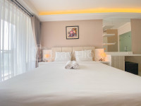 Homey Designed 3BR at Gateway Pasteur Apartment By Travelio