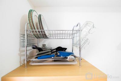 Apartemen Bassura City - Cozy 2BR Bassura City Apartment with City View By Travelio