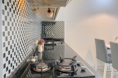 Apartemen Cosmo Terrace (Jakarta Residence) - Cozy and Minimalist 1BR Cosmo Terrace Thamrin Apartment By Travelio