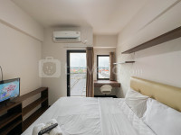 Apartemen Amega Crown Residence - Warm and Tidy Studio Apartment Amega Crown Residence By Travelio