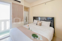 Nice Studio Green Pramuka City Apartment near Shopping Center By Travelio