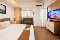 Apartemen Cisauk Point - Warm Wooden Touch Studio Room at Apartment Cisauk Point By Travelio