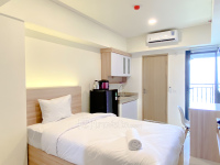 Comfy and Minimalist Studio at Meikarta Apartment For 1 Pax By Travelio