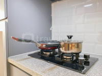 Apartemen LRT City Sentul - Royal Sentul Park - Soft Grey 1BR at Royal Sentul Park Apartment By Travelio