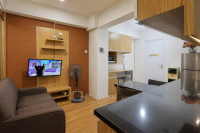 Combined and Spacious 3BR at Green Pramuka City Apartment By Travelio