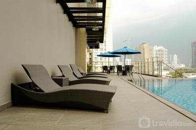 Apartemen Sudirman Hill - Modern Look Studio Room at High Floor Sudirman Hill Apartment By Travelio