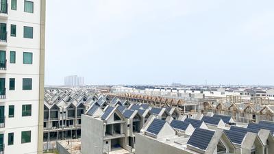 Apartemen Osaka Riverview PIK 2 - Cozy and 2BR without Living Room at Osaka Riverview PIK 2 Apartment By Travelio