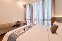 Apartemen Marigold Nava Park - Modern Wood Accent 2BR at Marigold Nava Park Apartment By Travelio