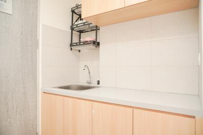 Apartemen Osaka Riverview PIK 2 - Cozy and 2BR without Living Room at Osaka Riverview PIK 2 Apartment By Travelio