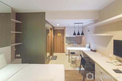 Hotel dan Apartemen Student Park - Elegant and Cozy Studio Student Park Apartment By Travelio