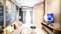 Lavish and Homey 2BR at Benson Supermall Mansion Apartment By Travelio
