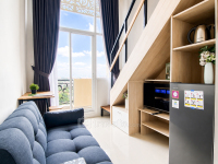 Airy Cozy Loft Studio at Apartment Apple 3 Condovilla By Travelio