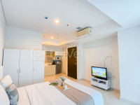 Serene and Homey Studio Apartment Aspen Residence By Travelio