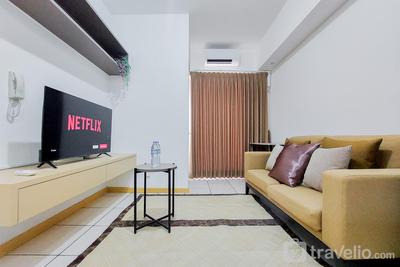 Homey and Modern 2BR Apartment at M-Town Residence By Travelio