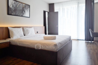 Modern Cozy 2BR Combined Unit at Apartment Tamansari Skylounge Balikpapan By Travelio