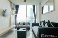Fully Furnished with Comfortable Design 2BR Harco Mangga Besar Apartment By Travelio