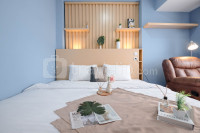 Blue Toned 1BR Apartment at Tokyo Riverside PIK 2 By Travelio