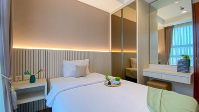 Apartemen The Kencana Residence - Spacious and Homey 2BR Apartment with Private Lift at The Kencana Residence By Travelio