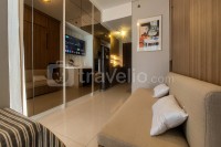 Best Combined 2BR at Transpark Bintaro Apartment By Travelio