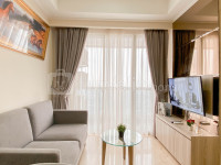 2BR with Private Lift near Station at Menteng Park Apartment By Travelio