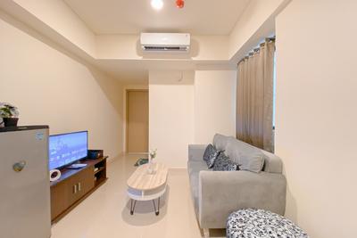 Homey and Comfort 2BR at Meikarta Apartment By Travelio