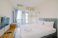 Comfy and Well Design Studio at Akasa Pure Living BSD Apartment By Travelio