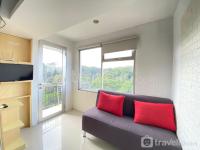 Comfortable 2BR Apartment AC in Living Room at The Jarrdin Cihampelas By Travelio