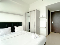 Apartemen LRT City Bekasi - White Toned Studio at LRT City Bekasi Apartment By Travelio