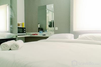Apartemen Aeropolis Residence - Cozy Studio Apartment at Aeropolis Residence (No Kitchen) near CGK Airport By Travelio
