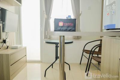 Apartemen Green Pramuka City - Homey 2BR at Green Pramuka City Apartment with Mall Access By Travelio