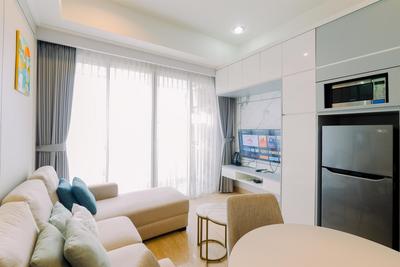 Elegant and Comfy 2BR at Menteng Park Apartment By Travelio