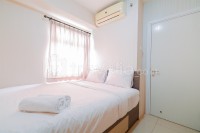 Modern and Homey 2BR at Green Pramuka City Apartment By Travelio