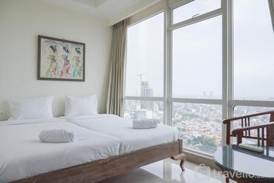 Nice and Elegant 2BR at 26th Floor Menteng Park Apartment By Travelio