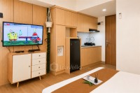 Apartemen Cisauk Point - Warm Wooden Touch Studio Room at Apartment Cisauk Point By Travelio