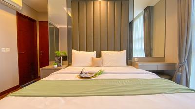 Apartemen The Kencana Residence - Spacious and Homey 2BR Apartment with Private Lift at The Kencana Residence By Travelio
