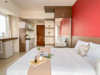 Cozy Stay Studio Room Apartment at Taman Melati Margonda By Travelio