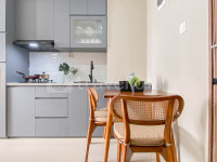 Apartemen LRT City Sentul - Royal Sentul Park - Soft Grey 1BR at Royal Sentul Park Apartment By Travelio