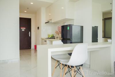 Fully Furnished with Cozy Design 2BR at Sky House BSD Apartment By Travelio