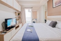 Simple Look Studio Apartment at Springwood Residence Tangerang By Travelio