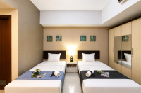 Cozy Studio Room (No Kitchen) at Skyland City Jatinangor Apartment By Travelio