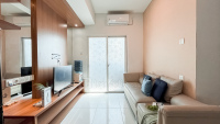 Cozy and Modern 2BR Apartment at Roseville BSD By Travelio