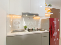 Apartemen Transpark Juanda Bekasi Timur - Cozy Neutral 2BR Apartment at Transpark Juanda Bekasi Timur By Travelio