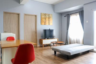 Deluxe 2BR Apartment at Newton Residence Bandung with Mountain View By Travelio