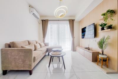 Spacious and Homey Living 3BR at Sky House BSD Apartment By Travelio