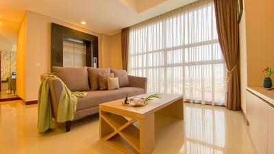 Apartemen The Kencana Residence - Spacious and Homey 2BR Apartment with Private Lift at The Kencana Residence By Travelio