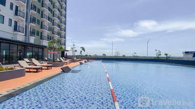 Apartemen Osaka Riverview PIK 2 - Cozy and 2BR without Living Room at Osaka Riverview PIK 2 Apartment By Travelio