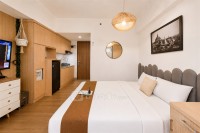 Apartemen Cisauk Point - Warm Wooden Touch Studio Room at Apartment Cisauk Point By Travelio