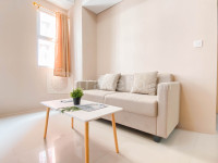 Simple 2BR with Extra Room Transpark Juanda Bekasi Timur Apartment By Travelio