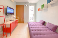 Homey and Good 2BR Cinere Bellevue Suites Apartment By Travelio